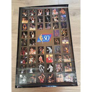 NBA 50 Greatest Players 1996 Costacos Brothers Poster 36"x24" Official Licensed